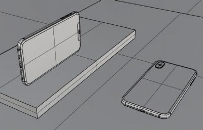 iPhone X犀牛模型&KeyShot渲染文件
