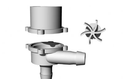 小水泵stl模型