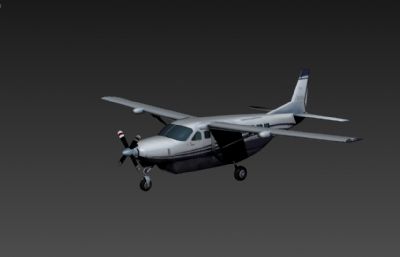 塞纳208飞机3dmax模型