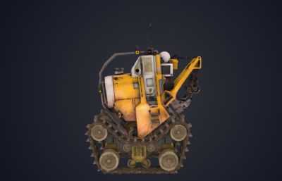 概念拖拉机3dmax模型