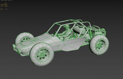 山地车,游戏里的拉力赛汽车3dmax模型