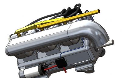 1400 cc柴油发动机模型