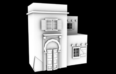 民宅楼房maya模型