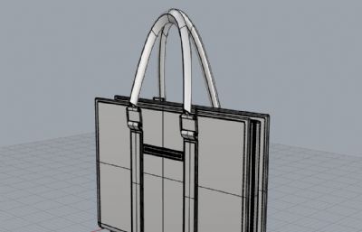 手提包,电脑包rhino模型