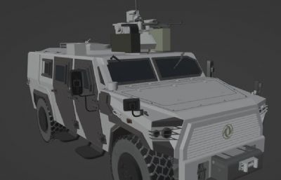 运兵车,装甲车glb模型