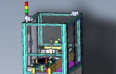 胶条自动组装机solidworks模型