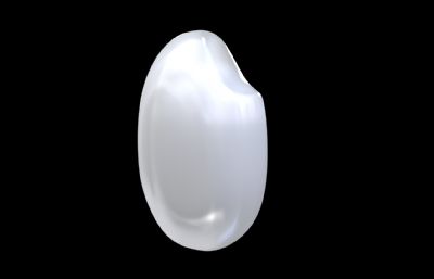珠圆玉润,晶莹透亮的大米米粒3dmax模型