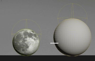 月球,月球灯,创意星球台灯3dmax模型