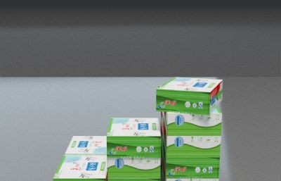 一堆纯牛奶3dmax模型