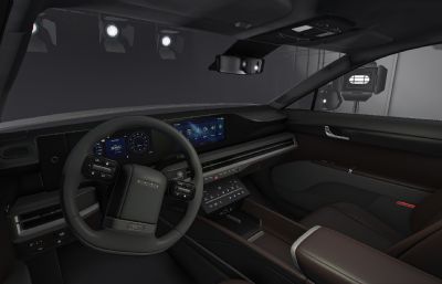 2024款现代雅尊轿车汽车3dmax模型
