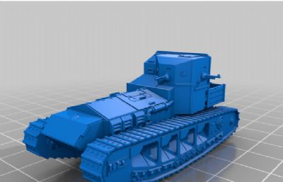 “惠比特犬”坦克stl模型