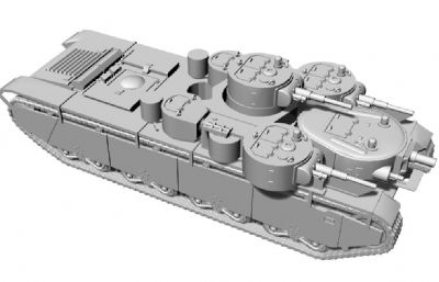 t-35,T35重型坦克,装甲车STL模型