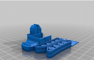可打印拼装坦克stl模型