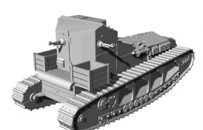 “惠比特犬”坦克stl模型