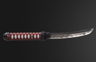 日本短刀,武士刀,东洋刀游戏道具