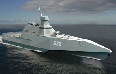 新型驱逐舰rhino模型