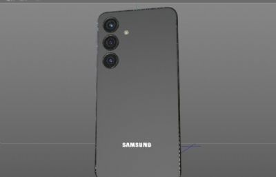 三星galaxy S24手机C4D模型
