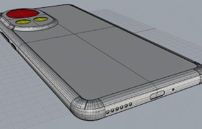 华为nova12Pro手机3D模型