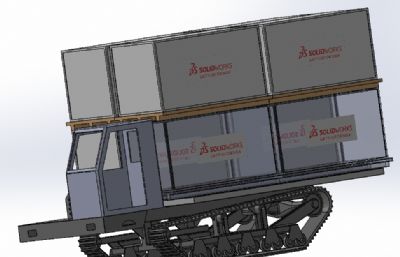 八吨履带平板运输车