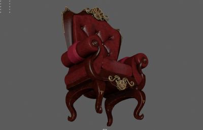 西方古董椅子,木头椅子,靠背椅子