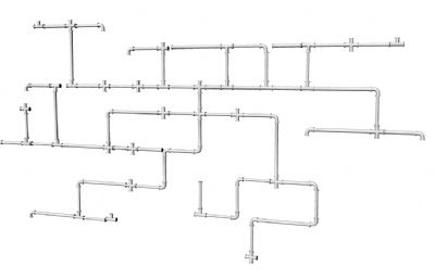 三维管道stl模型