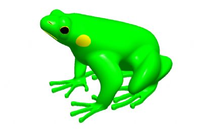 青蛙玩偶模型