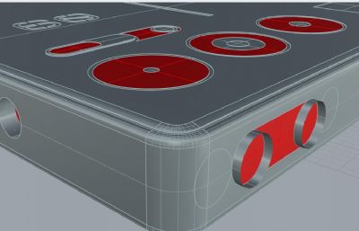 红魔9Pro+手机3D模型