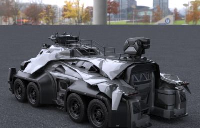 MIKE装甲车3dmax模型