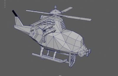 卡通直升机,Q版飞机,游戏直升机