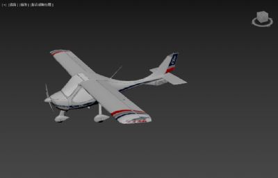 轻型运动飞机3dmax模型