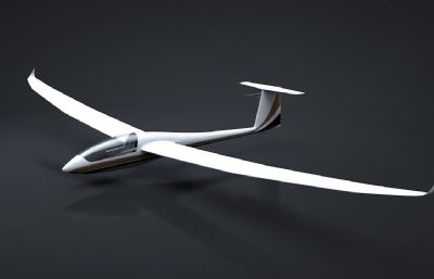 滑翔机max,fbx模型
