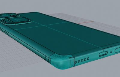 VIVO S18手机外观3D模型