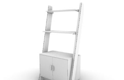 梯架,带柜子的梯子rhino模型