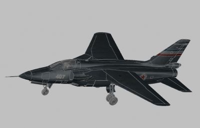 南斯拉夫J22战斗机三维模型