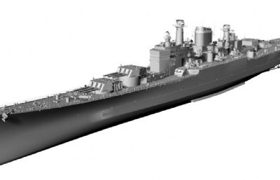 架空美国海军达拉斯号大型巡洋舰