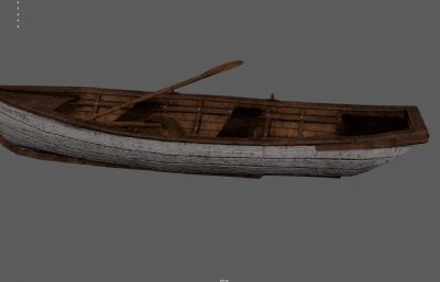 旧木船,救生船,独木舟