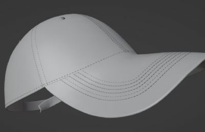 标准鸭舌帽blender模型