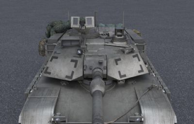 M1艾布拉姆斯主战坦克,带驾驶舱,装填室