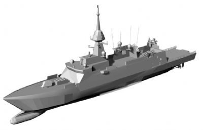 塔斯曼级护卫舰stl模型