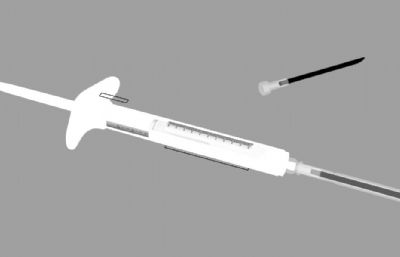 注射器+针头rhino模型
