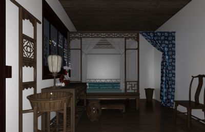 中国古代房间,闺房,包含家具