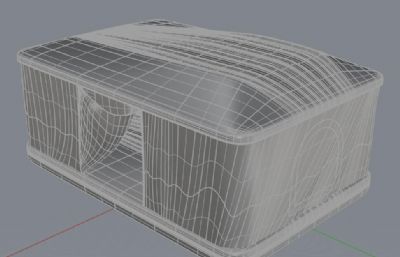 车顶遮阳篷,休息帐篷rhino模型