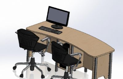 双座办公桌,电脑办公桌