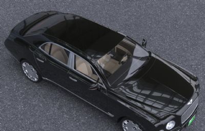 宾利慕尚汽车3dmax模型
