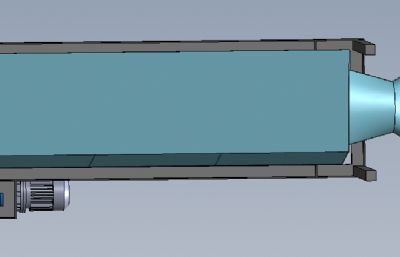 4级滚筒筛选机solidworks模型