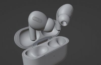 AirPods Pro蓝牙耳机blender素模