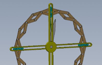 钟表结构solidworks模型