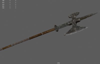 中世纪维京战斧,斧头,长斧