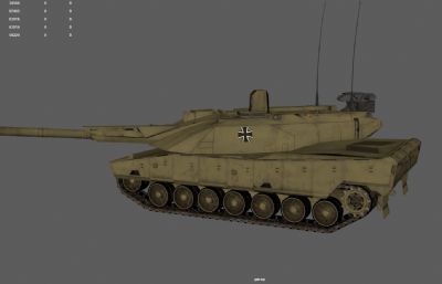 美洲豹坦克低模