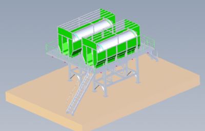工业筛笼step模型